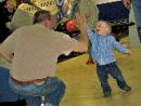 Uncle Clark give me a high five! I just got a strike (he really did)
